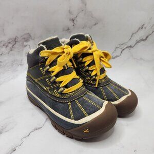 Keen Kids Boots with Yellow Accents